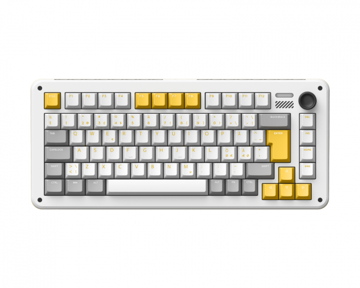 IQunix ZX75 Gravity Wave 75% Trådløs Hotswap RGB-Tastatur [Cherry Brown]