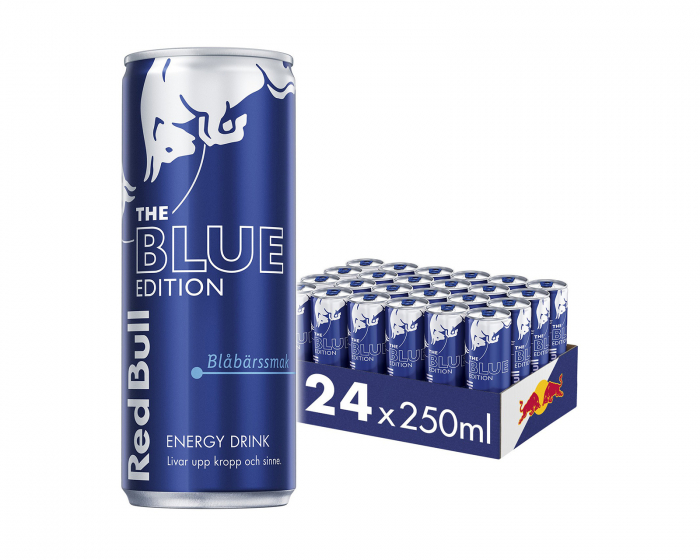 Red Bull 24x Energi Drik, 250 ml, Blue Edition