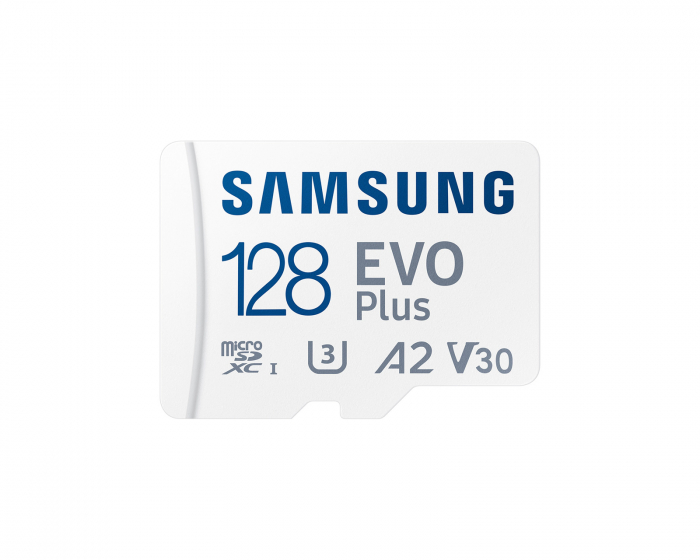 Samsung EVO Plus microSDXC 128GB & SD adapter - Hukommelsekort