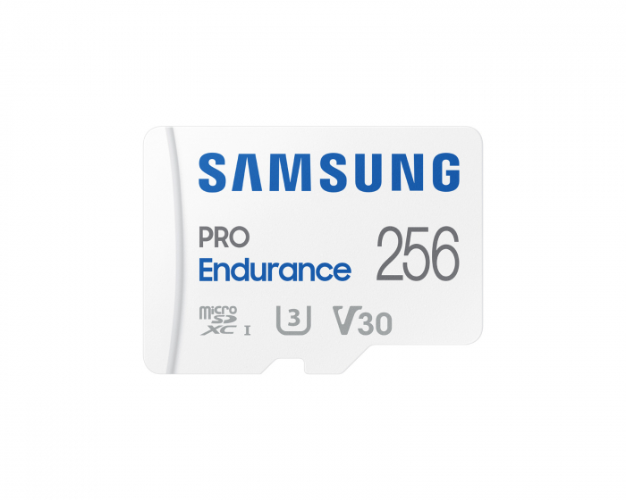 Samsung PRO Endurance microSDXC 256GB & SD Adapter - Hukommelsekort