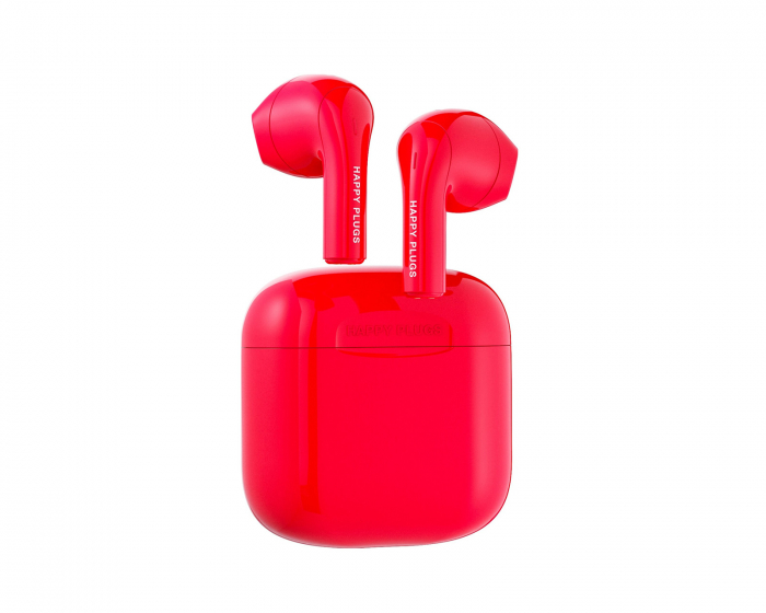 Happy Plugs Joy True Wireless Headphones - TWS In-Ear Høretelefoner - Rød
