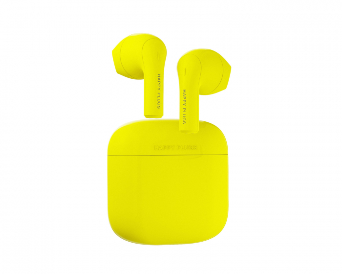 Happy Plugs Joy True Wireless Headphones - TWS In-Ear Høretelefoner - Neon Yellow
