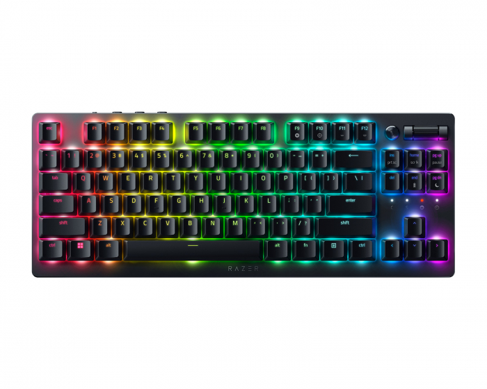 Razer Deathstalker V2 Pro TKL Low Profile Trådløs Tastatur [Optical Red] - Sort