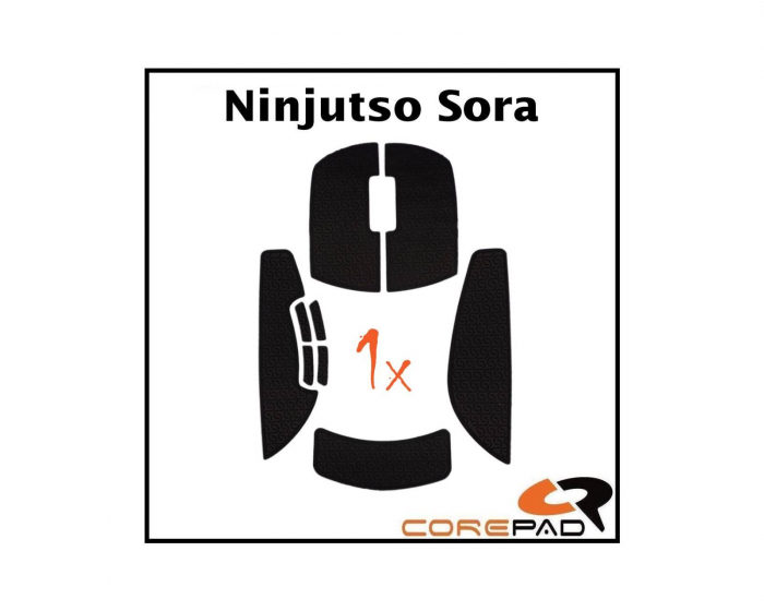 Soft Grips til Ninjutso Sora - Sort