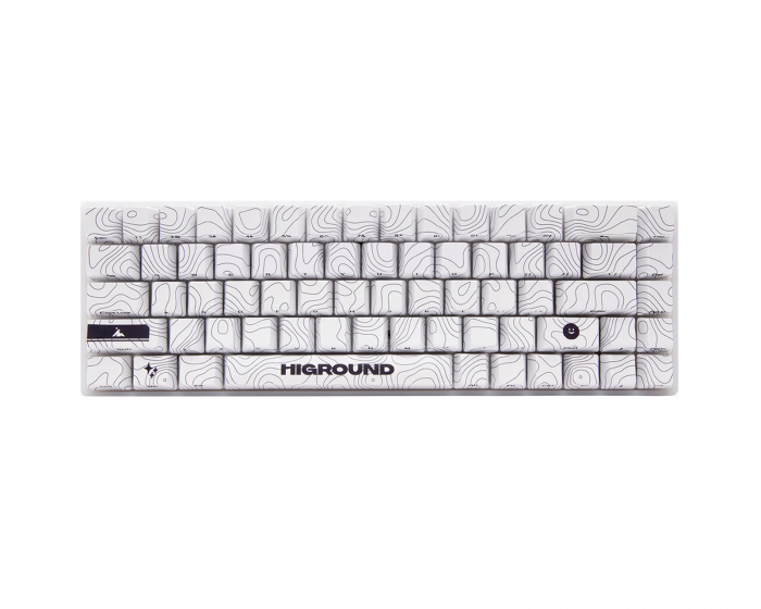Higround SNOWSTONE Base 65 Hotswap Gaming Tastatur - ANSI [White Flame]