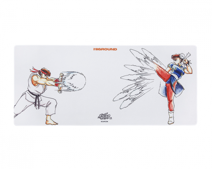 Higround x Street Fighter XL Musemåtte - Ryu vs Chun-Li - Limited Edition