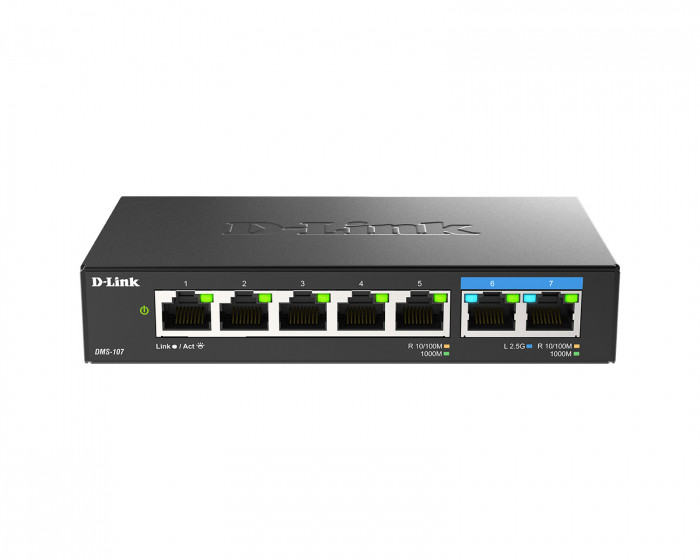 D-Link DMS-107 7-Ports Multi-Gigabit Switch