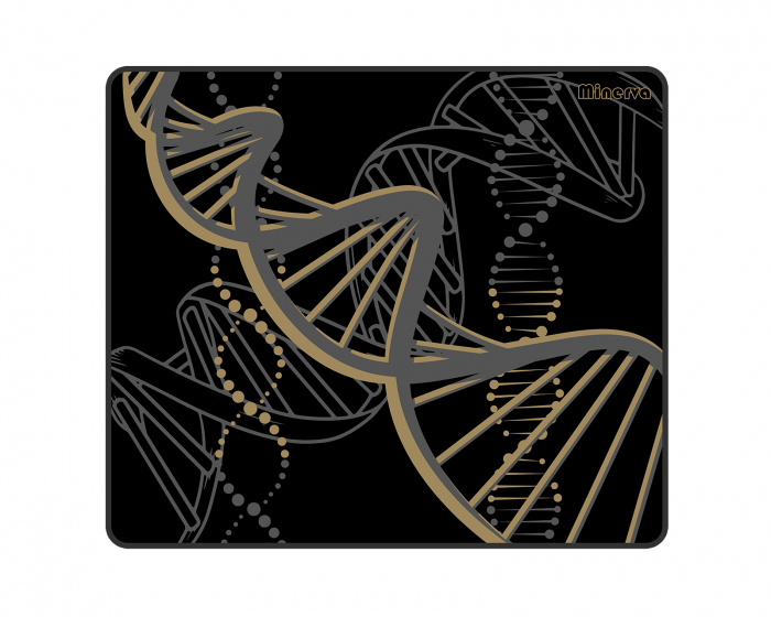 X-raypad Minerva DNA Gaming Musemåtte - Guld - XL