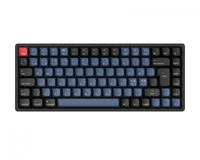 Keychron K2 Pro Trådløs Tastatur RGB Aluminium [K Pro Red]