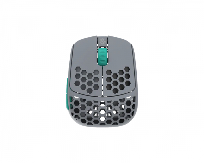 G-Wolves HSK Pro 4K Wireless Mouse - Fingertip Trådløs Gaming Mus - Grå/grøn