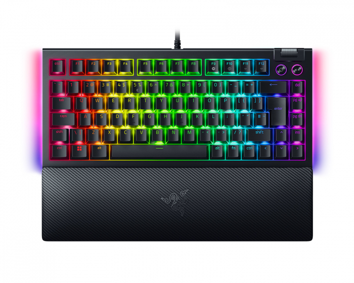 Razer BlackWidow V4 75% Tastatur [Razer Orange Tactile] - US (ISO)
