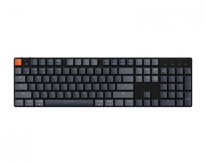 Keychron K5 SE Low Profile Hotswap Trådløst Tastatur RGB Aluminum [K Optical Red]