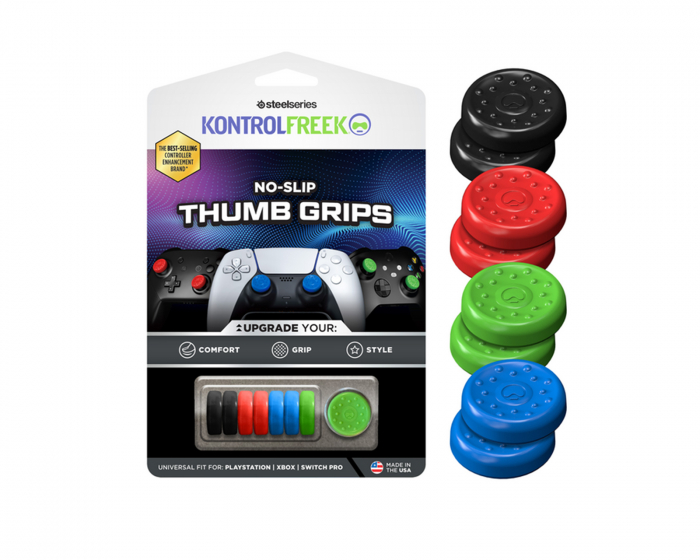 Universal No-Slip Thumb Grips 8p - (PS/Xbox/Switch Pro)