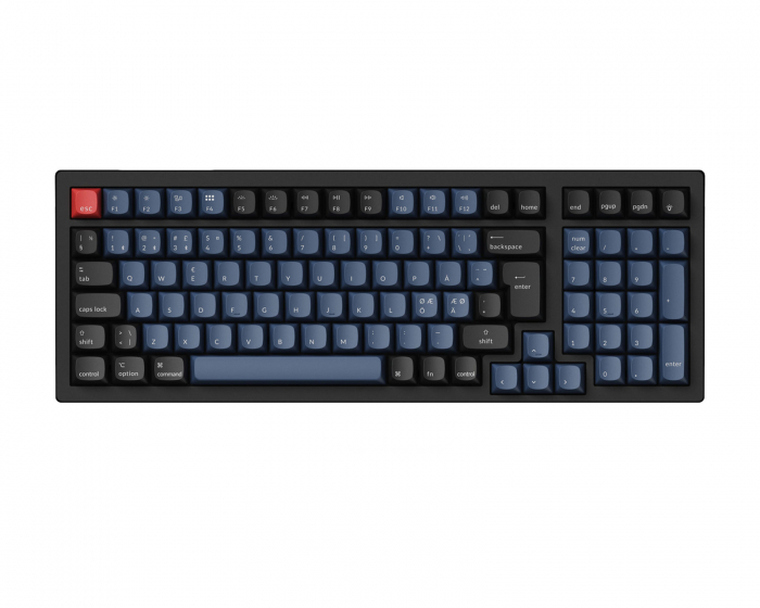 Keychron K4 Pro QMK 96% RGB Hotswap Trådløst Tastatur [K Pro Red]