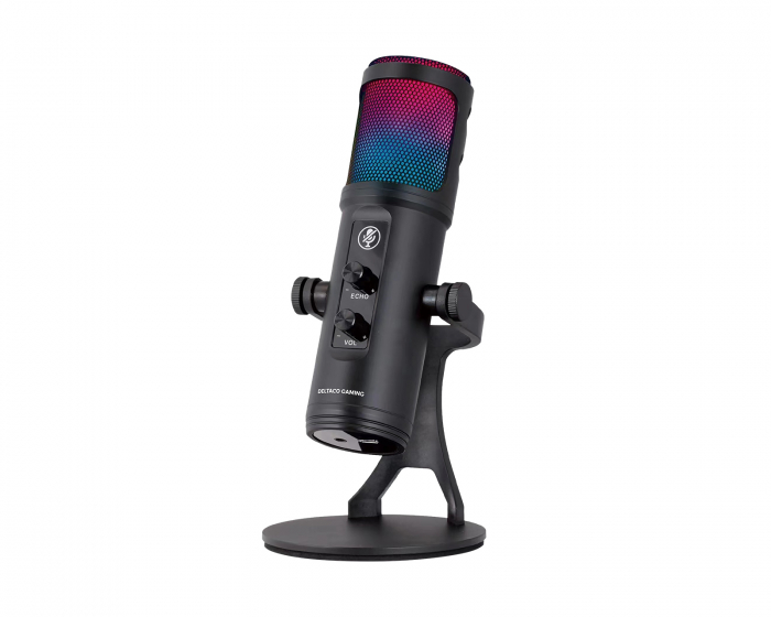 Deltaco Gaming USB Gaming Mikrofon RGB - Sort