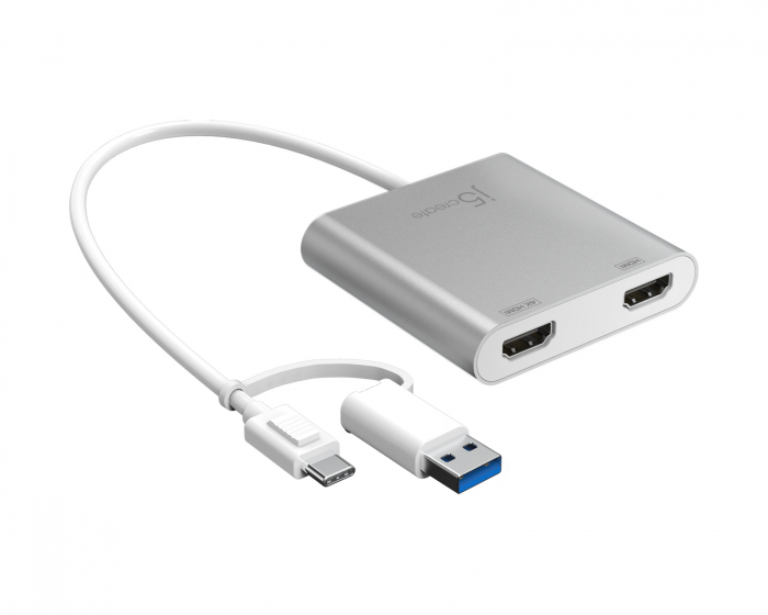 j5create USB-C til Dual HDMI Multi-Monitor Adapter