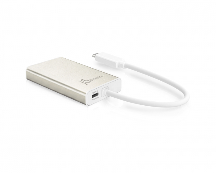 j5create USB-C Multi-Adapter - HDMI, Ethernet, USB 3.1 HUB, PD 2.0