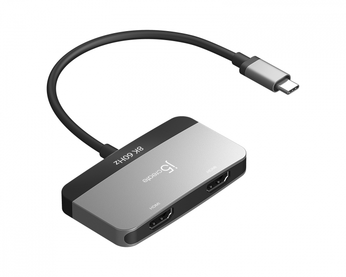 j5create 8K USB-C til Dual HDMI Display Adapter