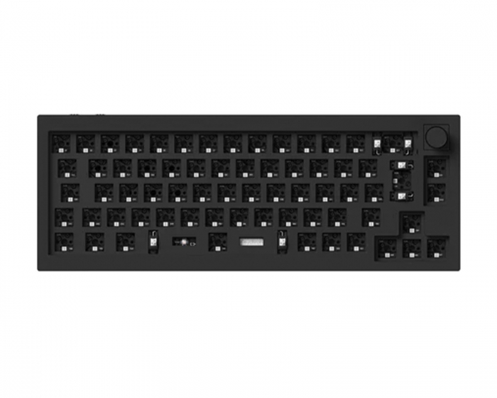 Keychron Q2 Pro QMK 65% ISO Barebone Knob Version - Carbon Black