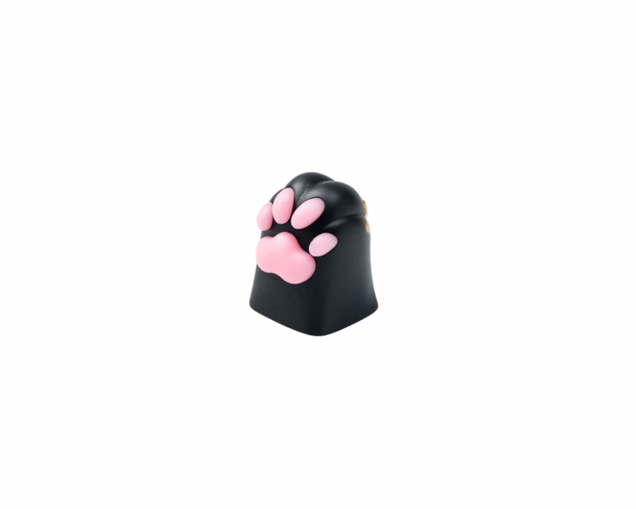 Keychron Kitty Paw Silicone Aluminum Alloy Artisan Keycap - Sort