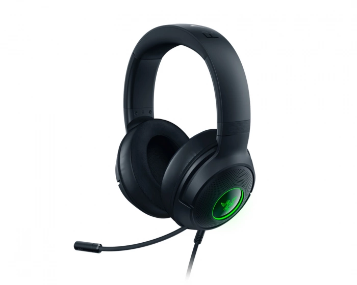 Razer Kraken V3 X USB Gaming Headset - Sort (Refurbished)