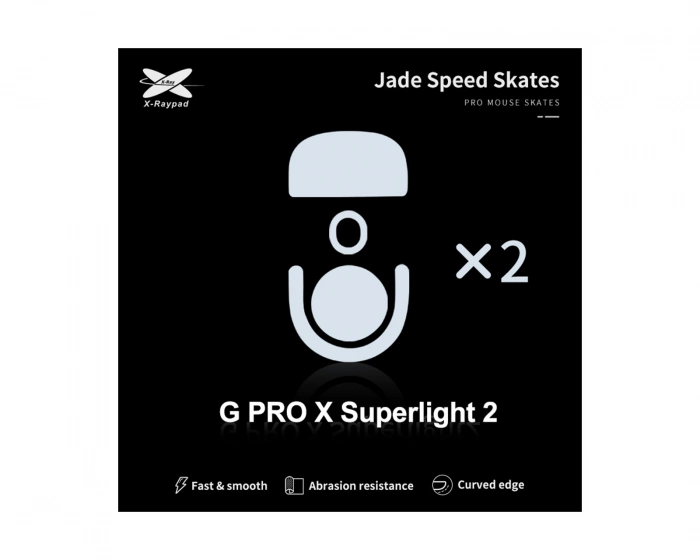 X-raypad Jade Mouse Skates til Logitech G Pro X Superlight 2