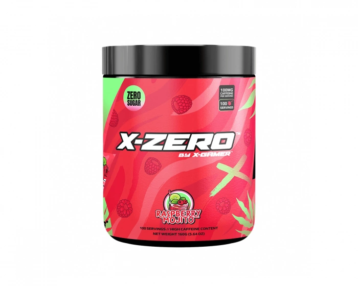 X-Gamer X-Zero Raspberry Mojito - 100 Portioner