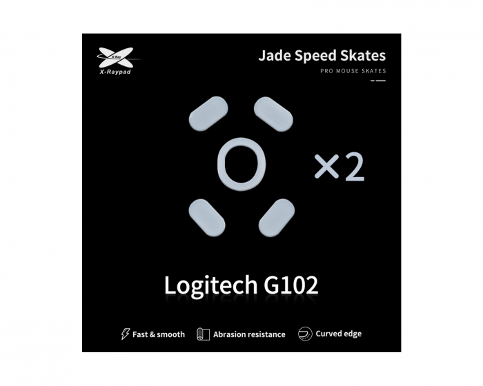 X-raypad Jade Mouse Skates Logitech G102/G Pro