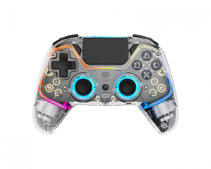 Deltaco Gaming Transparent Trådløs Controller (PS4/PC)