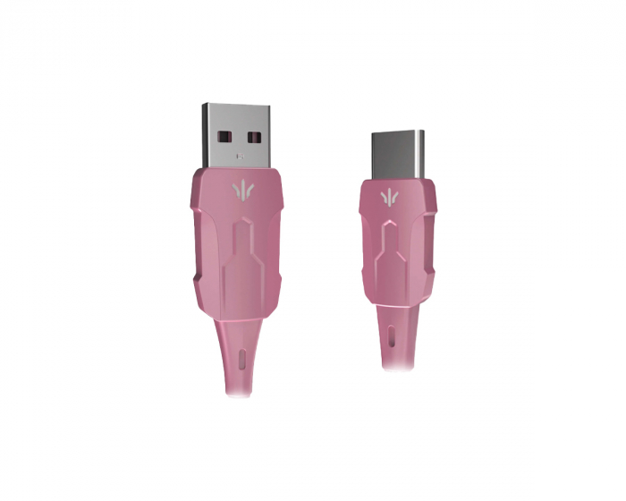 WLMouse Paracord USB-C Kabel - Lyserød
