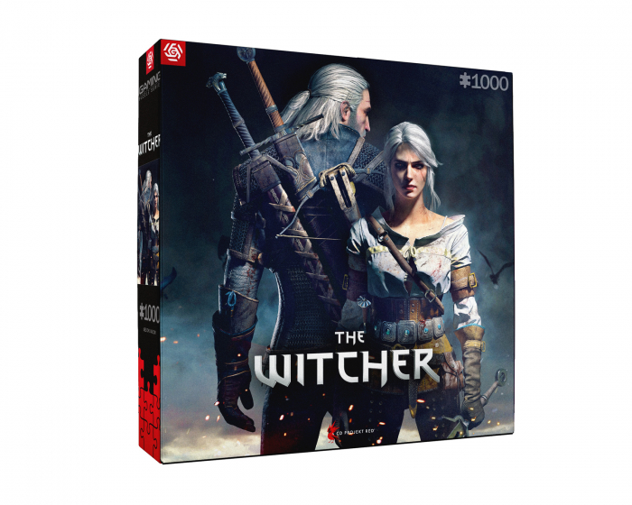 Good Loot Gaming Puzzle - The Witcher: Geralt & Ciri Puslespil 1000 Stykker