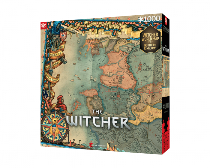 Good Loot Gaming Puzzle - The Witcher 3 The Northern Kingdoms Puslespil 1000 Stykker