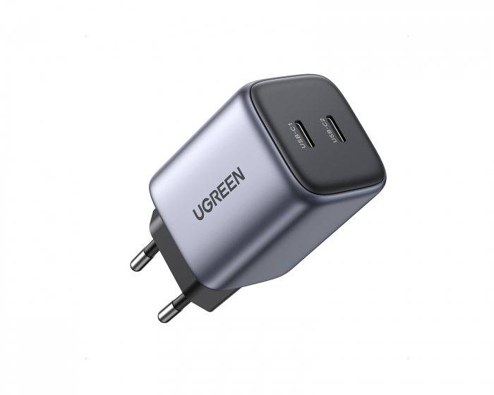 UGREEN Nexode Mini 45W Dual USB-C PD Vægoplader - Sort