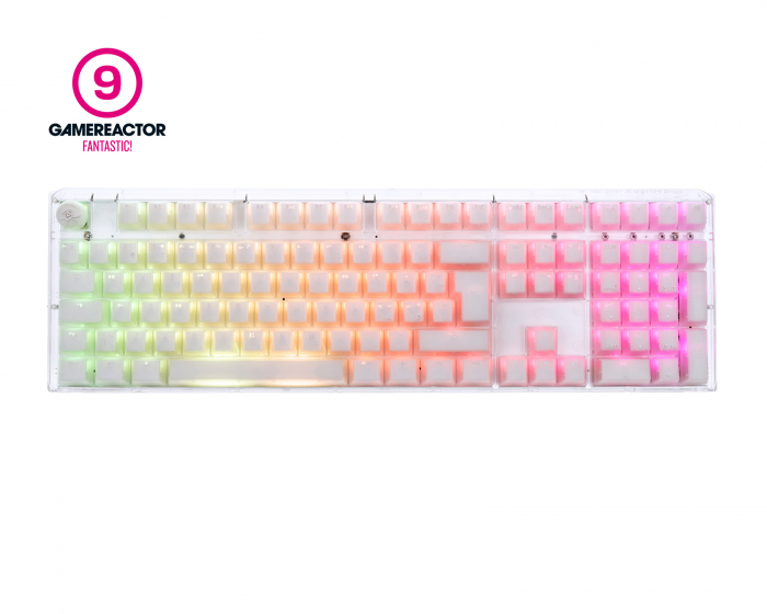 Ducky ONE 3 Aura White RGB Hotswap Tastatur [MX Red]
