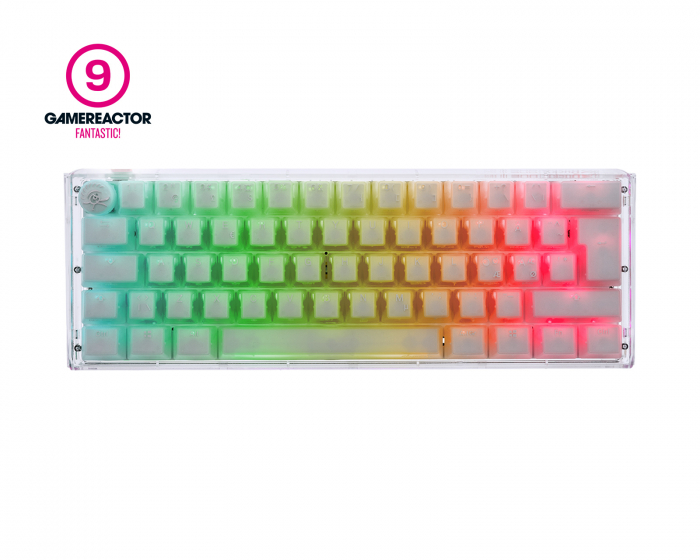 Ducky ONE 3 Mini Aura White RGB Hotswap Tastatur [MX Brown]