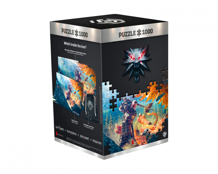 Good Loot Premium Gaming Puzzle - The Witcher: Griffin Fight Puslespil 1000 Stykker