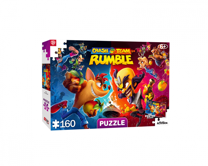 Good Loot Kids Puzzle - Crash Rumble Heroes Puslespil Børn 160 Stykker