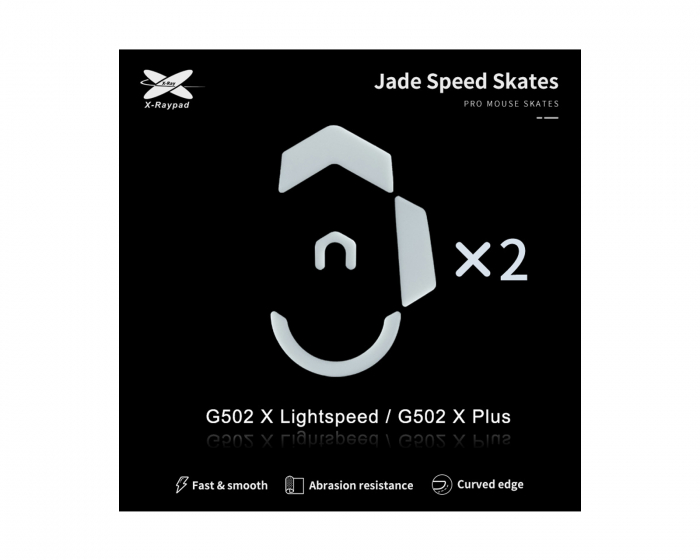 X-raypad Jade Mouse Skates til Logitech G502 X Lightspeed/G502 X PLUS