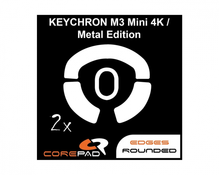 Corepad Skatez PRO til Keychron M3 Mini/Mini 4K/Mini 4K Wireless Metal-Edition