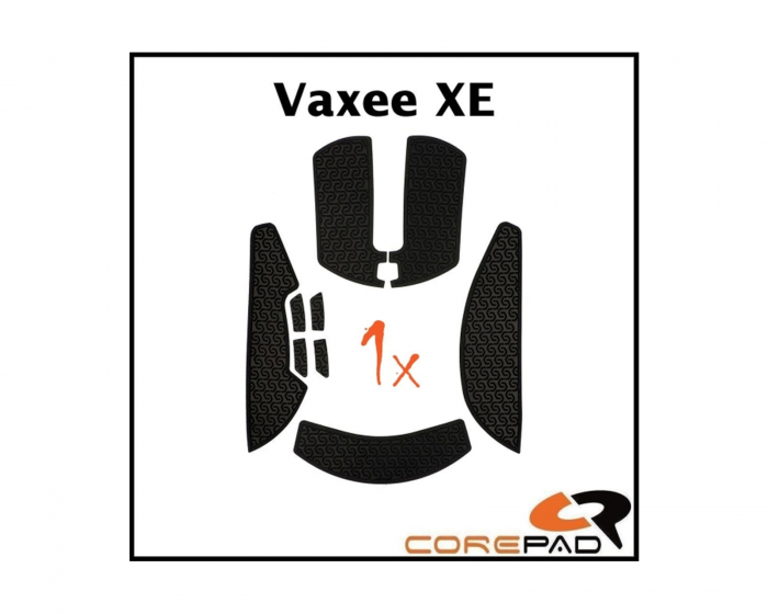 Corepad Soft Grips til Vaxee XE - Sort