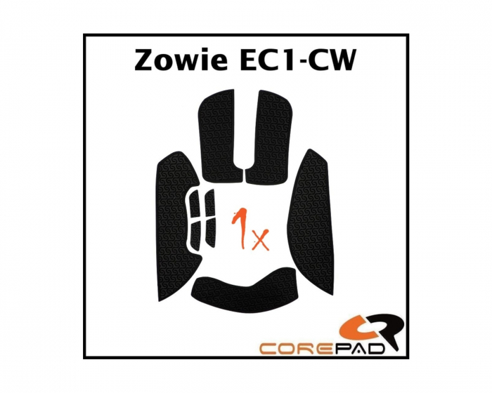 Corepad Soft Grips til Zowie EC1-CW - Sort