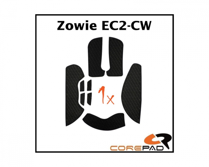 Corepad Soft Grips til Zowie EC2-CW - Sort