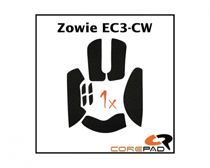 Corepad Soft Grips til Zowie EC3-CW - Sort