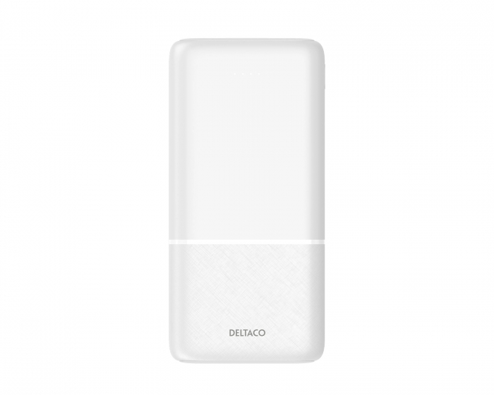 Deltaco 20.000 mAh Powerbank - Hvid