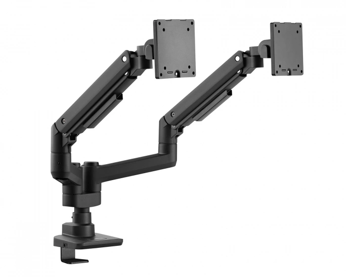 MaxMount Skærmstativ 20kg Heavy-Duty 17”-35” Sort med USB-porte - 2 Skærm