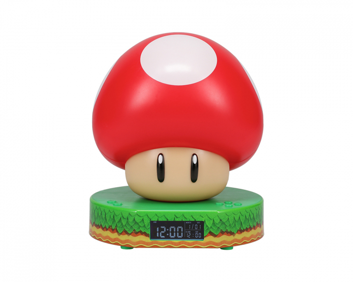Paladone Super Mushroom Digitalt Vækkeur