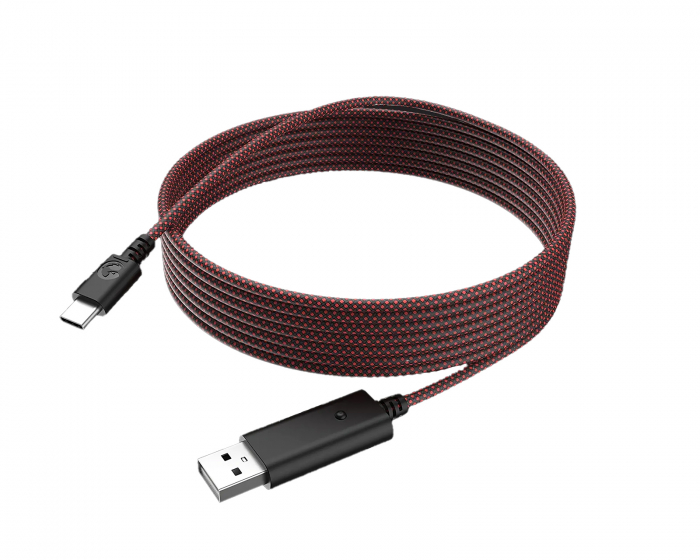 GameSir USB-C Gaming opladerkabel 3 Meter - Rød