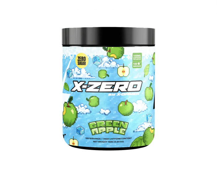 X-Gamer X-Zero Green Apple - 100 Portioner