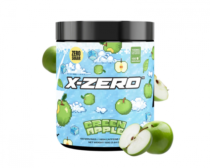 X-Gamer X-Zero Green Apple - 100 Portioner