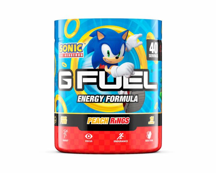 G FUEL Sonic Peach Rings - 40 Portioner